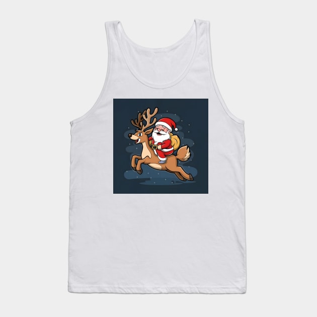 Funny raindeer Tank Top by NatureFan